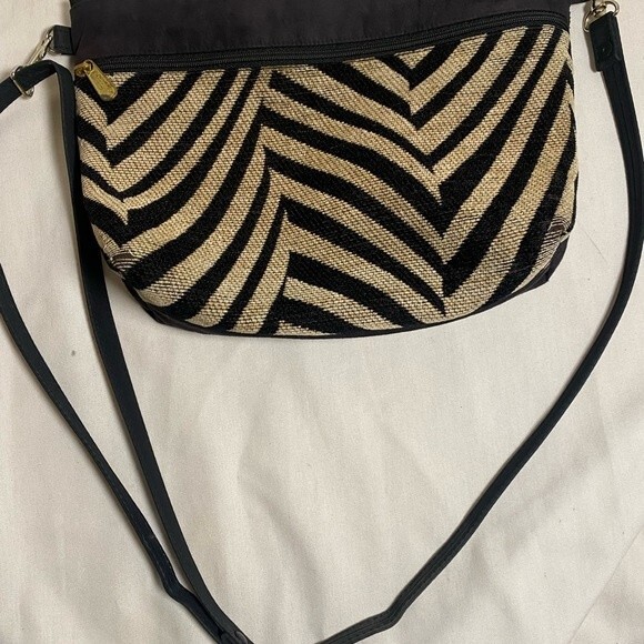 Danny K boho aztec western striped soft zip shoulder purse bag USA geometric - Picture 1 of 11